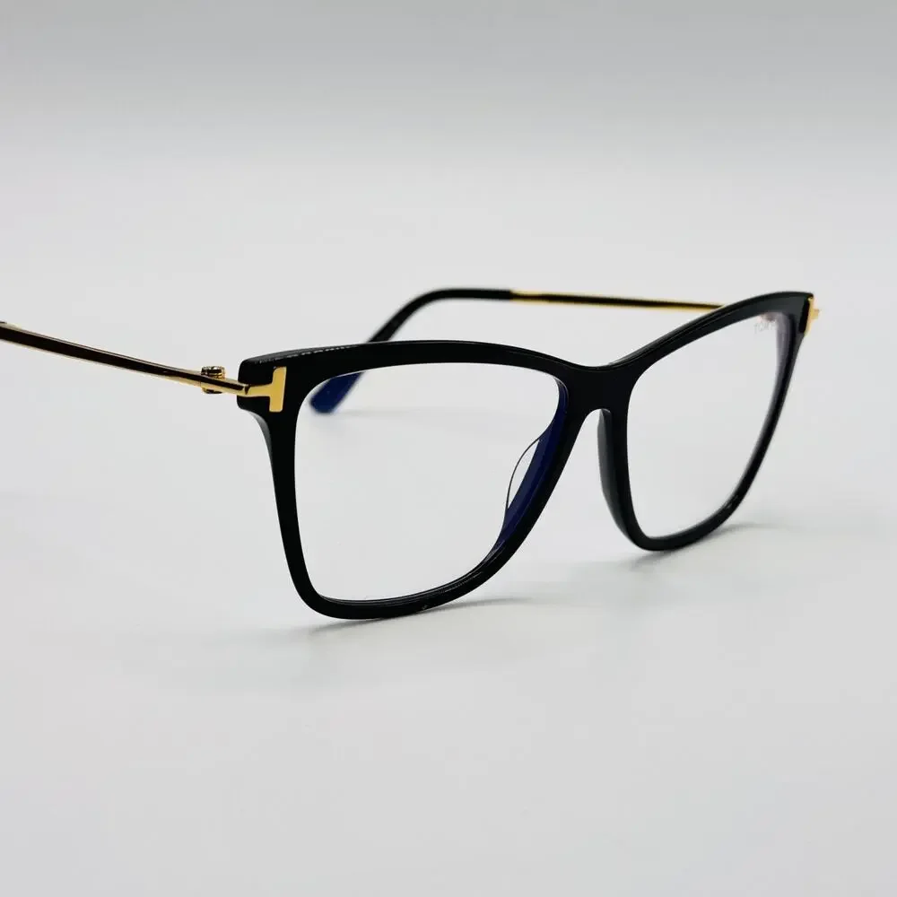Tom Ford Eyeglasses Frame TF6097-B 001 Black Butterfly Frame 53-13-140 NEW